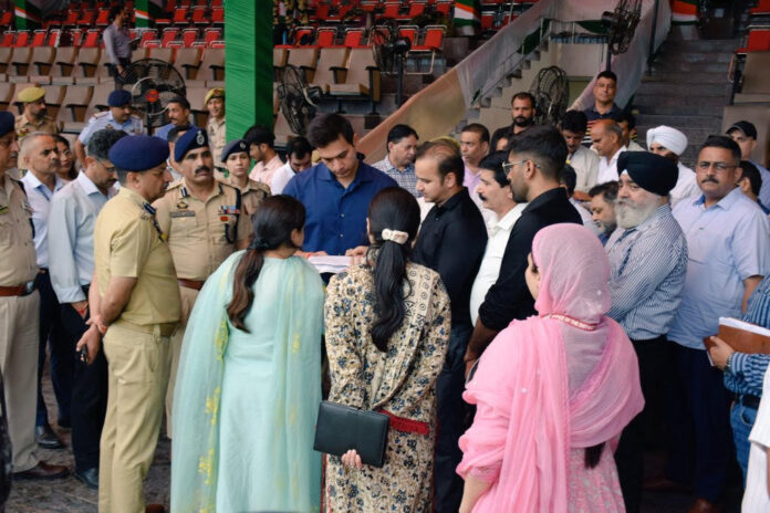 Ahead of Independence Day DC Jammu reviews preparations at MAM Stadium